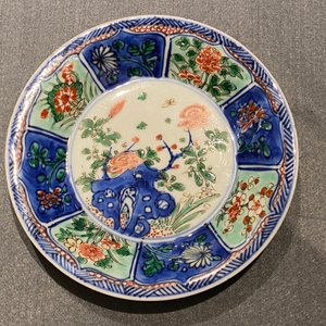 Six Chinese famille verte cups and saucers, Kangxi — 照片 22