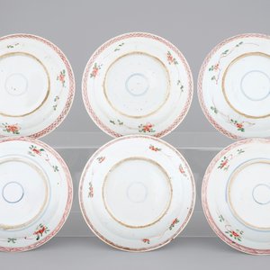 Six Chinese famille verte porcelain plates, Kangxi, ca. 1700 — photo 2