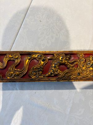 Six Chinese gilt-lacquered carved wooden panels with narrative design, 19th C. — 照片 15