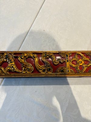 Six Chinese gilt-lacquered carved wooden panels with narrative design, 19th C. — 照片 23