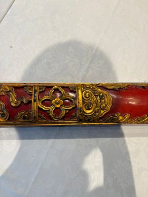 Six Chinese gilt-lacquered carved wooden panels with narrative design, 19th C. — 照片 24