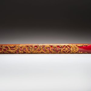 Six Chinese gilt-lacquered carved wooden panels with narrative design, 19th C. — 照片 2