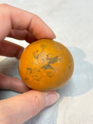 Six Chinese gourd cricket cages and seven carved gourds, 20th C. — photo 77