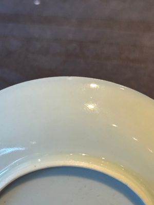 Six Chinese grisaille cups and saucers with Magu and a servant, Yongzheng/Qianlong — 照片 19