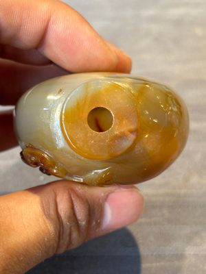 Six Chinese hardstone and agate snuff bottles, 19/20th C. — photo 6