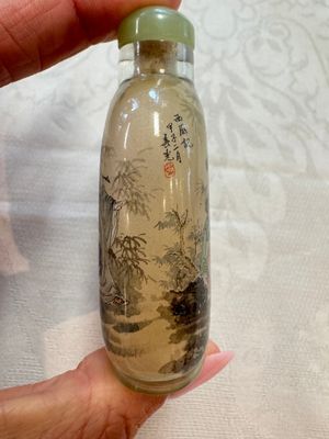Six Chinese inside-painted snuff bottles, signed Xue Shaofu 薛少甫, Ye Fuying 葉甫英 and Yan Yutian 閻玉田, 20th C. — photo 33