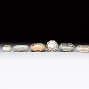 Six Chinese inside-painted snuff bottles, signed Xue Shaofu 薛少甫, Ye Fuying 葉甫英 and Yan Yutian 閻玉田, 20th C. — photo 7