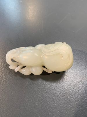 Six Chinese jade and agate carvings, 19th C. — photo 13