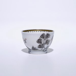 Six Chinese miniature grisaille cups and saucers with jesuits, Qianlong — 照片 7