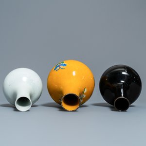 Six Chinese monochrome bottle vases, 18th C. and later — photo 12