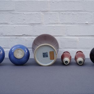 Six Chinese monochrome vases, Kangxi and later — 照片 9