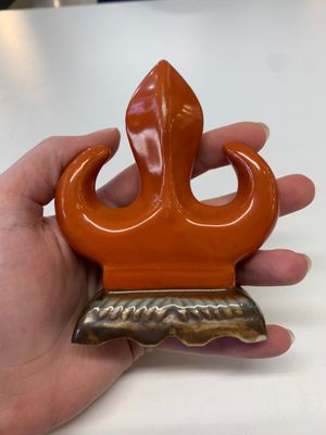 Six Chinese porcelain and glass brush rests, 19/20th C. — photo 3