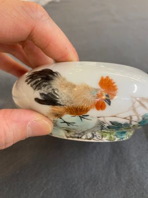 Six Chinese porcelain brush washers, 19/20th C. — photo 16