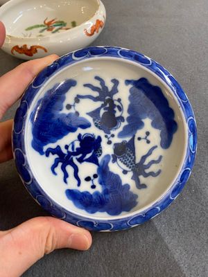 Six Chinese porcelain brush washers, 19/20th C. — photo 4