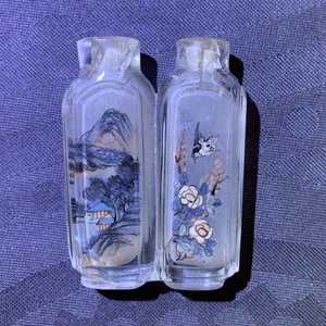 Six Chinese reverse-painted glass snuff bottles, 19/20th C. — photo 11