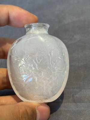 Six Chinese rock crystal and agate snuff bottles, 19/20th C. — photo 18