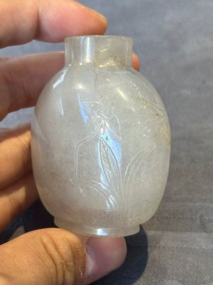 Six Chinese rock crystal and agate snuff bottles, 19/20th C. — photo 22