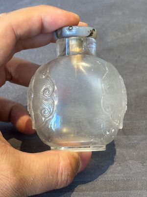 Six Chinese rock crystal and agate snuff bottles, 19/20th C. — photo 27