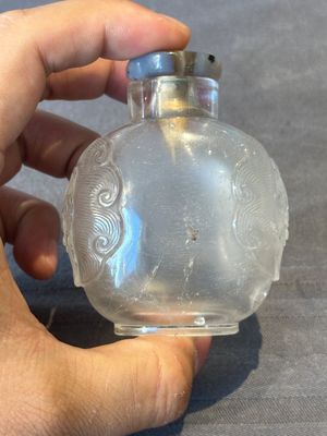 Six Chinese rock crystal and agate snuff bottles, 19/20th C. — photo 29
