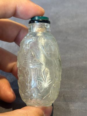 Six Chinese rock crystal and agate snuff bottles, 19/20th C. — photo 37
