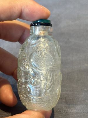 Six Chinese rock crystal and agate snuff bottles, 19/20th C. — photo 38