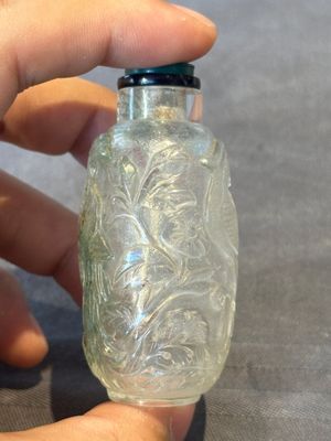 Six Chinese rock crystal and agate snuff bottles, 19/20th C. — photo 39