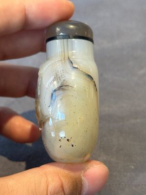 Six Chinese rock crystal and agate snuff bottles, 19/20th C. — photo 5