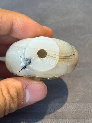 Six Chinese rock crystal and agate snuff bottles, 19/20th C. — photo 6