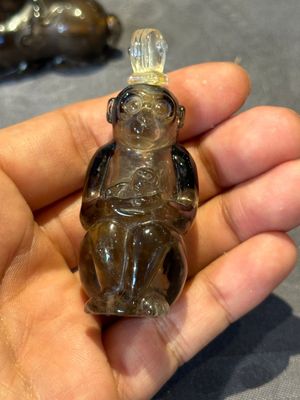 Six Chinese smoky quartz animal-form snuff bottles, 19th/20th C. — photo 14