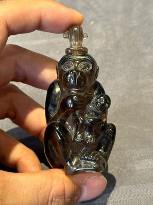 Six Chinese smoky quartz animal-form snuff bottles, 19th/20th C. — photo 20