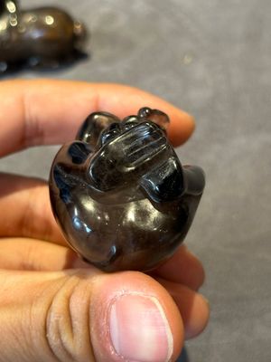 Six Chinese smoky quartz animal-form snuff bottles, 19th/20th C. — photo 27