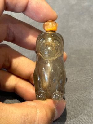 Six Chinese smoky quartz animal-form snuff bottles, 19th/20th C. — photo 3