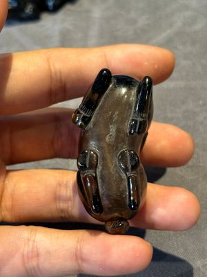 Six Chinese smoky quartz animal-form snuff bottles, 19th/20th C. — photo 32