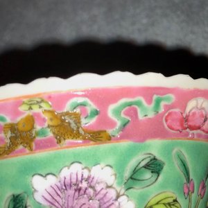Six Chinese Straits or Peranakan famille rose bowls with phoenixes and peonies, 19th C. — photo 17