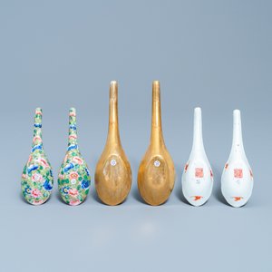 Six Chinese Thai market Lai Nam Thong spoons, 19th C. — 照片 3