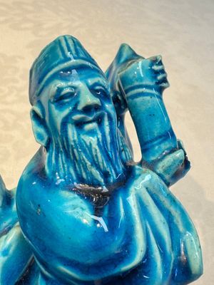 Six Chinese turquoise-glazed wares, 19/20th C. — photo 28