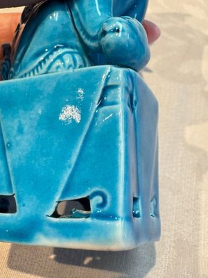 Six Chinese turquoise-glazed wares, 19/20th C. — photo 6