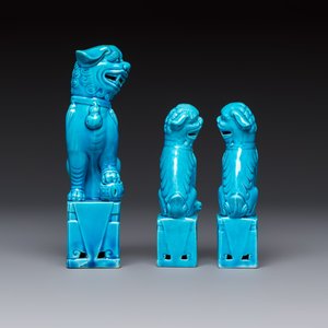 Six Chinese turquoise-glazed wares, 19/20th C. — photo 11