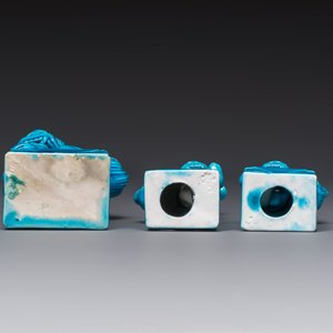 Six Chinese turquoise-glazed wares, 19/20th C. — photo 13