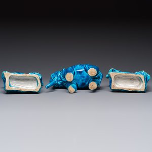 Six Chinese turquoise-glazed wares, 19/20th C. — photo 7