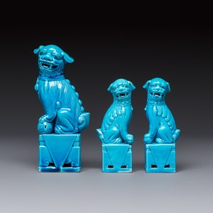 Six Chinese turquoise-glazed wares, 19/20th C. — photo 8