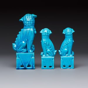Six Chinese turquoise-glazed wares, 19/20th C. — photo 10