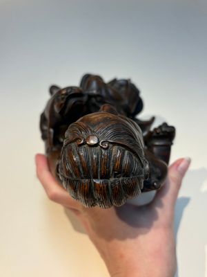 Six Chinese wooden and bamboo carvings, 19/20th C. — photo 17