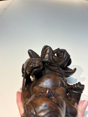 Six Chinese wooden and bamboo carvings, 19/20th C. — photo 18