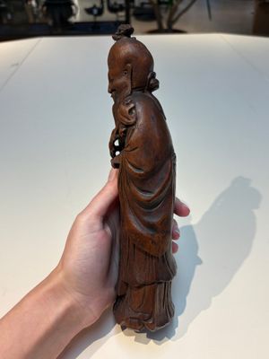 Six Chinese wooden and bamboo carvings, 19/20th C. — photo 27