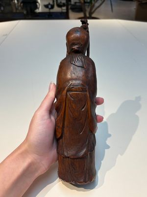 Six Chinese wooden and bamboo carvings, 19/20th C. — photo 28