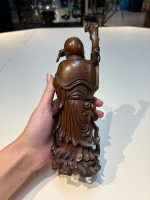 Six Chinese wooden and bamboo carvings, 19/20th C. — photo 3