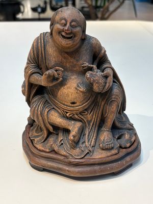 Six Chinese wooden and bamboo carvings, 19/20th C. — photo 32