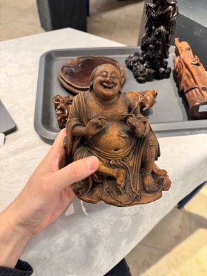 Six Chinese wooden and bamboo carvings, 19/20th C. — photo 40