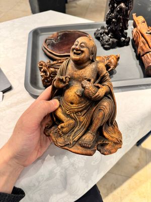 Six Chinese wooden and bamboo carvings, 19/20th C. — photo 41